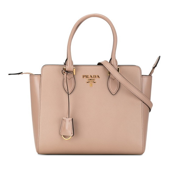 Prada 2WAY Shoulder Bag Saffiano Tan - Picture 1 of 12